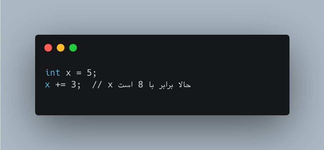 عملگرهای انتساب (Assignment Operators)